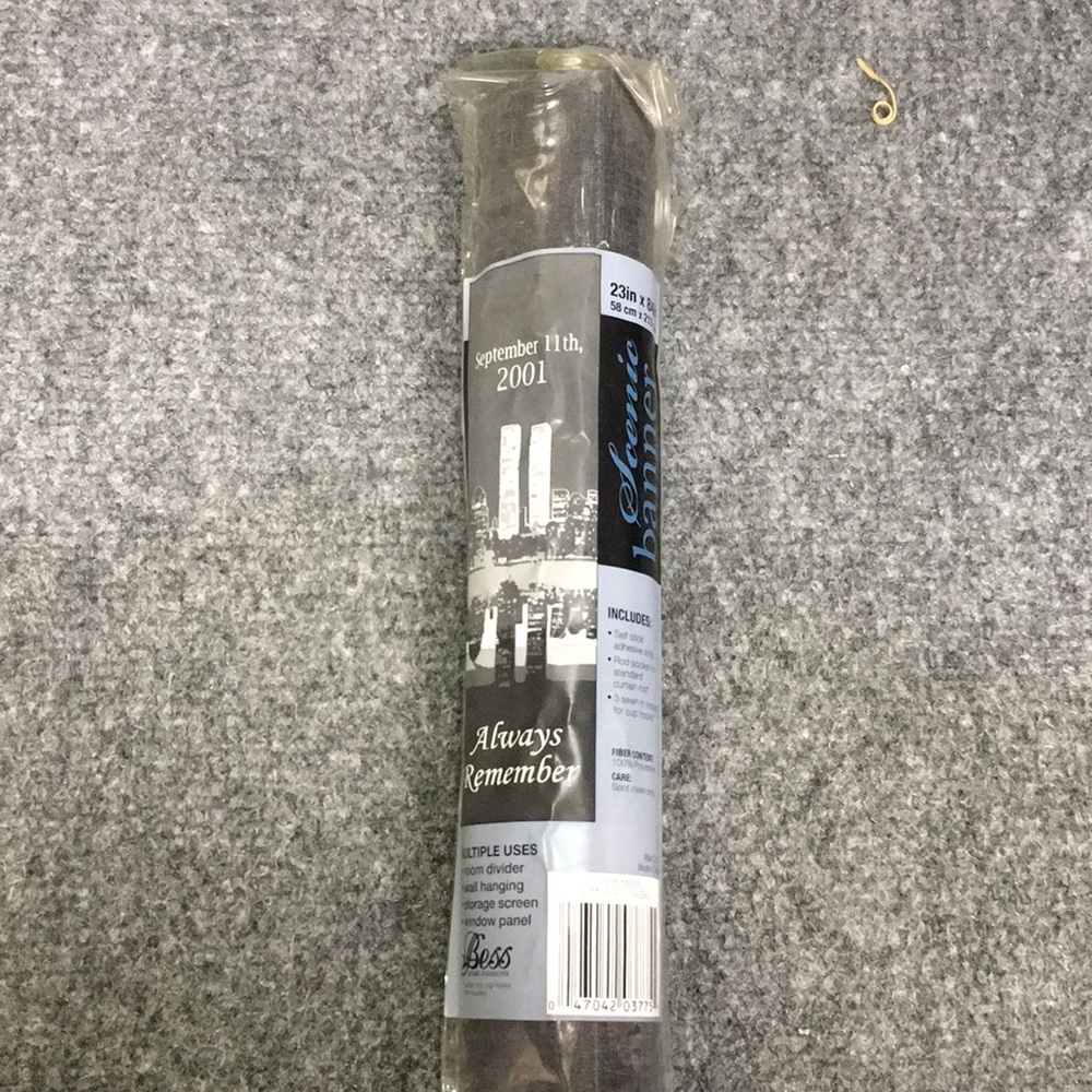 September 11th 2001 Scenic Banner 23”x 84” NIP